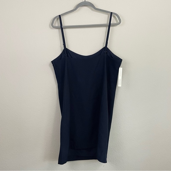 Anthropologie Mare Mare Navy Cut Out Shift Mini Dress NWT Size XL - Picture 7 of 10